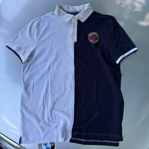 Nautica polo shirt in white and navy